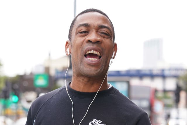 <p>Wiley arrives at Thames Magistrates’ Court </p>