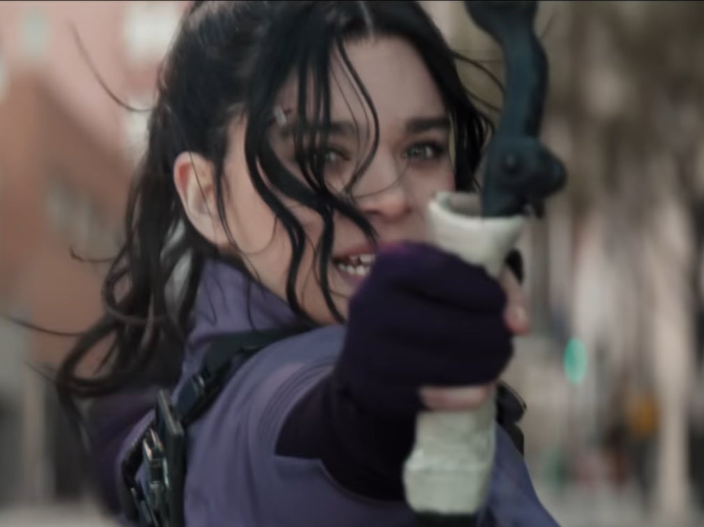 <p>Hailee Steinfeld in ‘Hawkeye’</p>