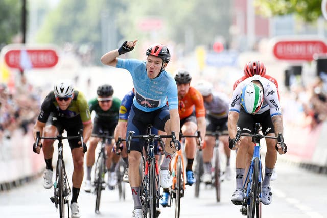 <p>Hayter won stage five of the Tour of Britain and finished second overall</p>