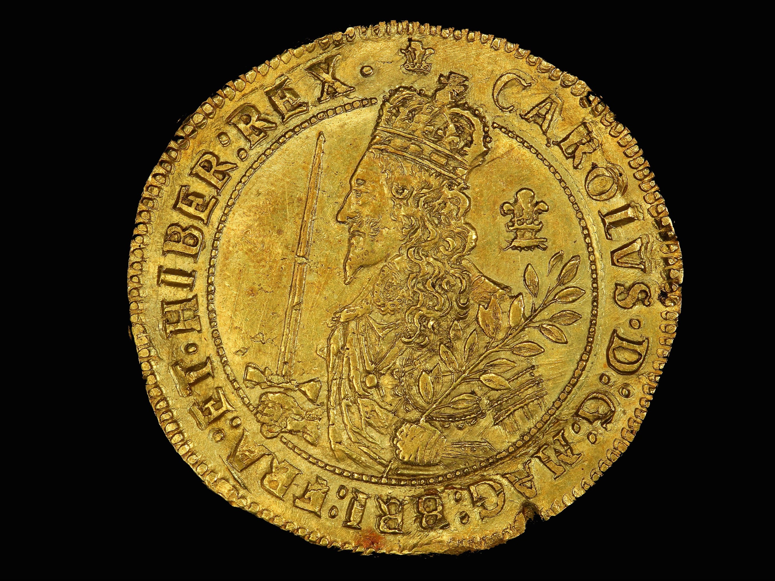 The rare and expensive Triple Unite was only minted by Charles I during his Civil War exile in Oxford