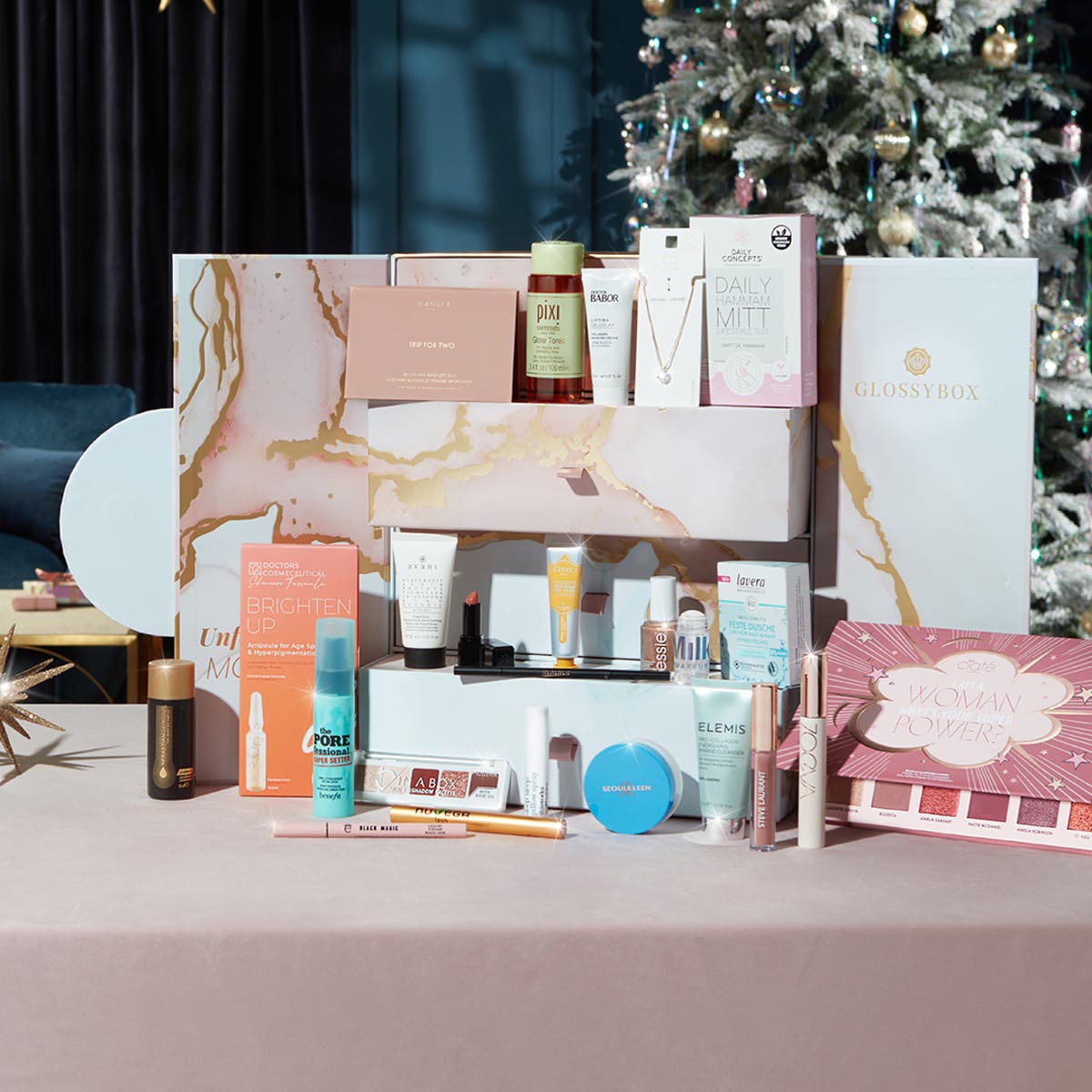 Glossybox&rsquo;s &lsquo;surprise me&rsquo; 2021 advent calendar has landed: Here&rsquo;s everything you need to know