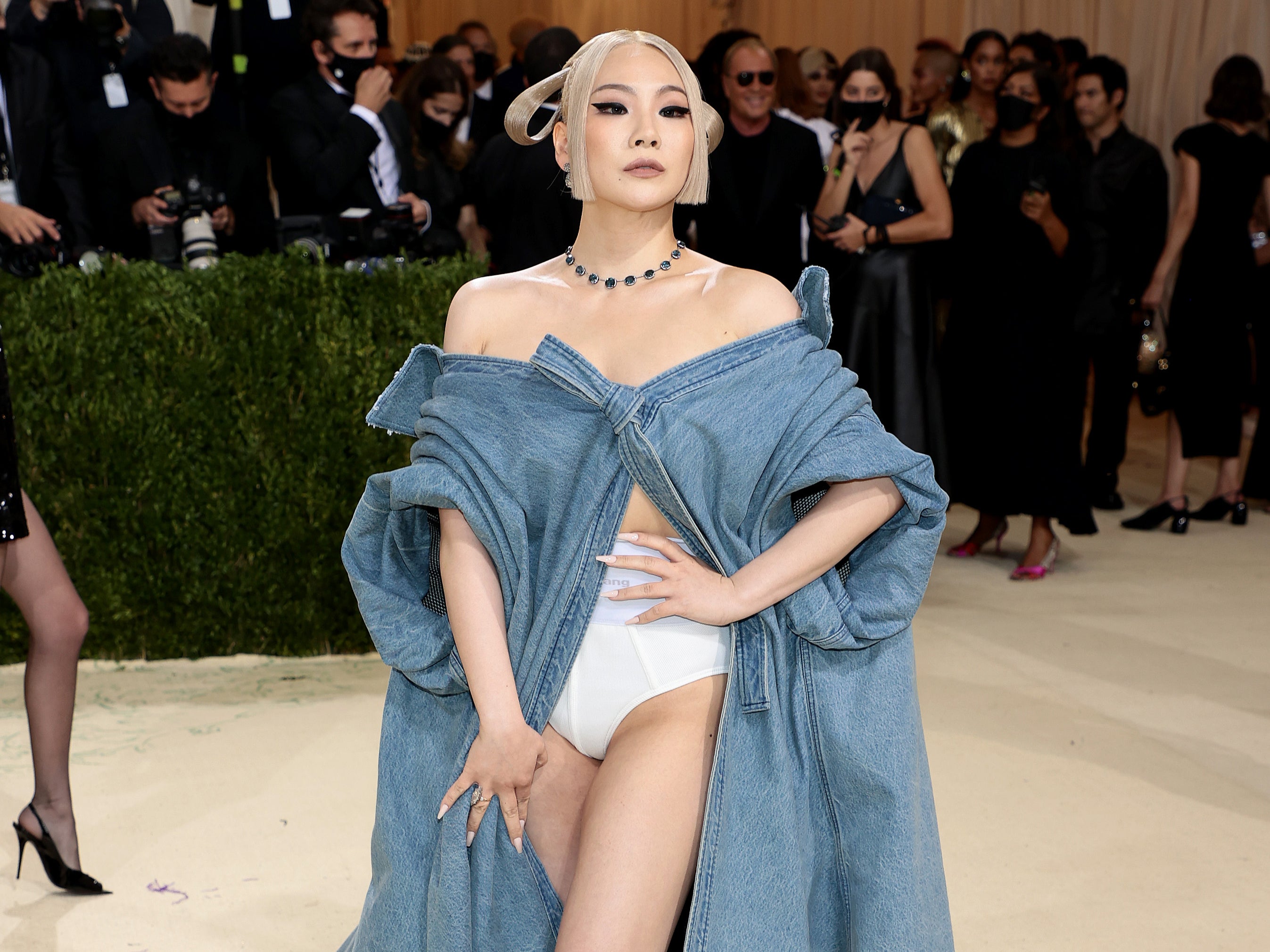 CL attends The 2021 Met Gala Celebrating In America: A Lexicon Of Fashion at Metropolitan Museum of Art on September 13, 2021 in New York City