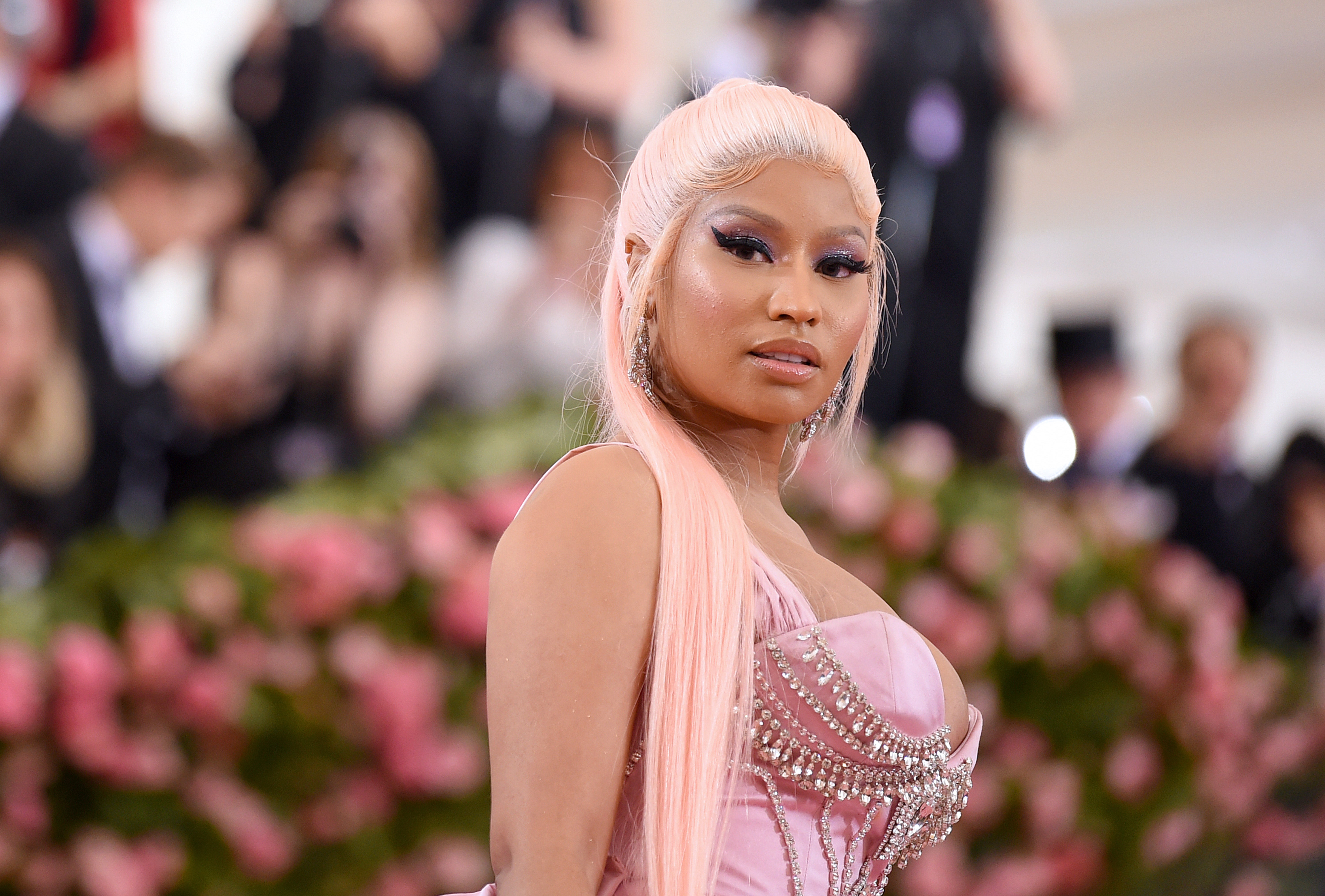 Nicki Minaj attends The 2019 Met Gala Celebrating Camp: Notes on Fashion at Metropolitan Museum of Art in 2019 in New York City