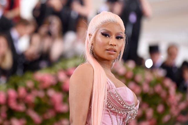 <p>Nicki Minaj attends The 2019 Met Gala Celebrating Camp: Notes on Fashion at Metropolitan Museum of Art in 2019 in New York City</p>