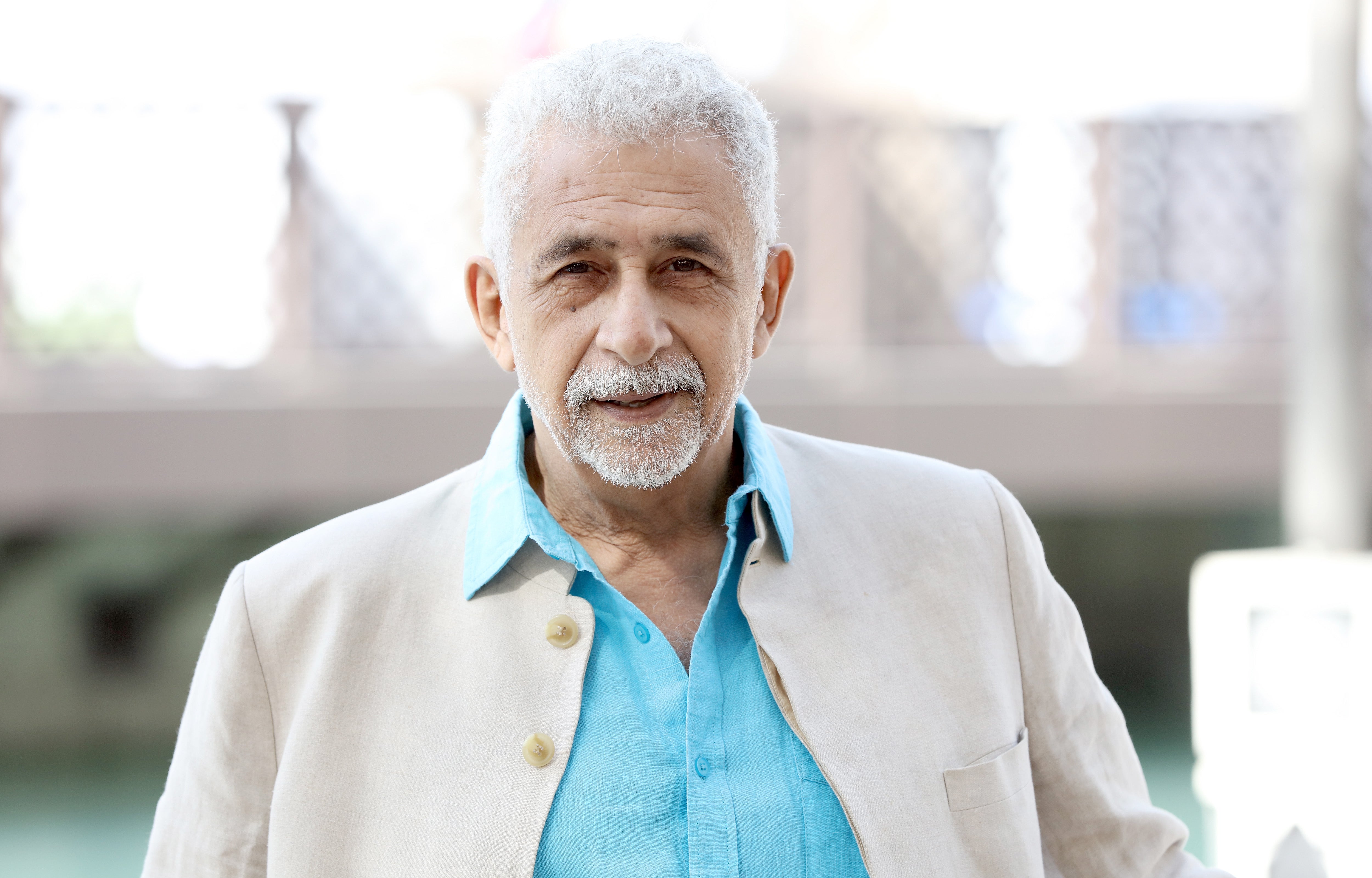 File image: Naseeruddin Shah at a photocall during day three of the 12th annual Dubai International Film Festival in 2015
