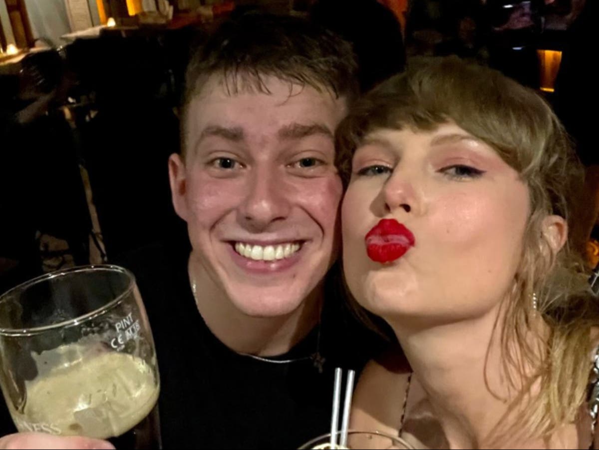 Taylor Swift stuns 22-year-old singer as she watches him perform three-hour set at Belfast bar