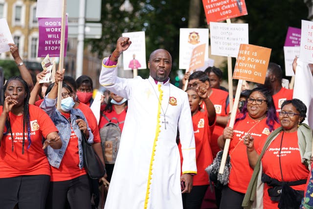 <p>Bishop Climate Wiseman has been charged with oil in connection to his “divine healing oil"</p>