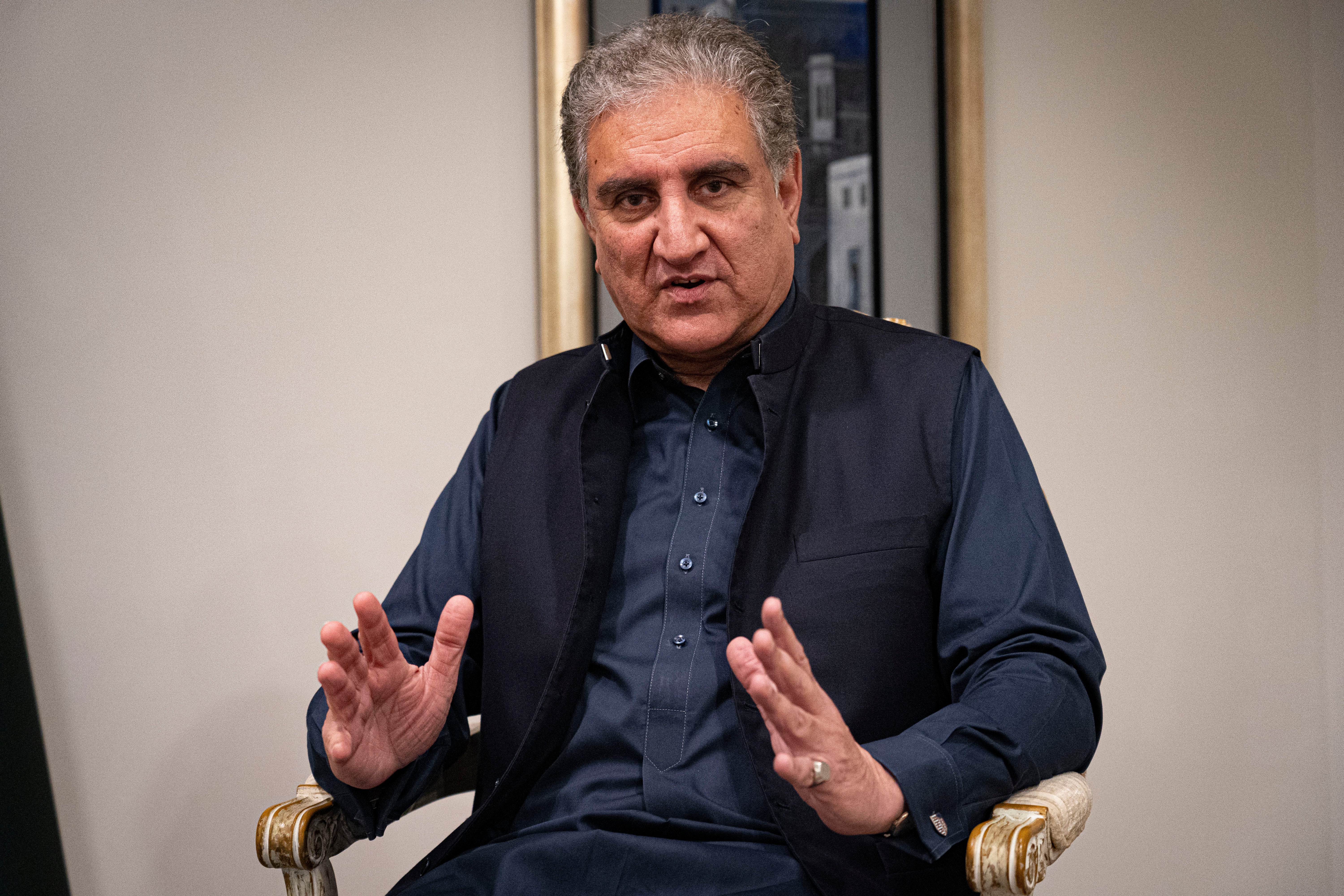 Pakistan’s foreign minister, Shah Mahmood Qureshi