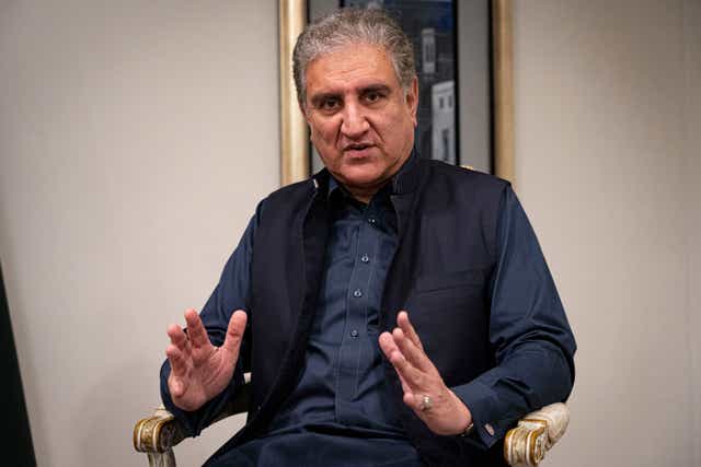 <p>Pakistan’s foreign minister, Shah Mahmood Qureshi </p>