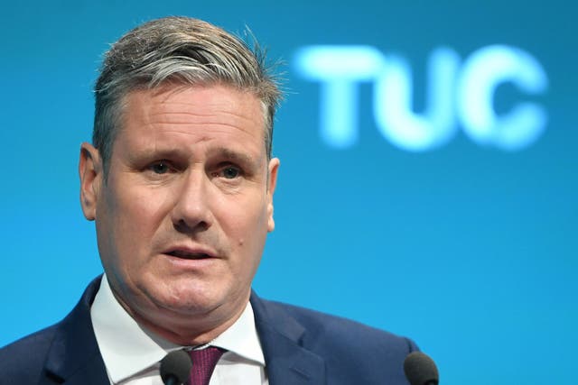 <p>Keir Starmer gives the TUC the same message his predecessor did 28 years ago </p>