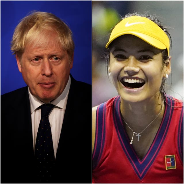 Boris Johnson has spoken to Emma Raducanu (Dan Kitwood/ZUMA/PA)