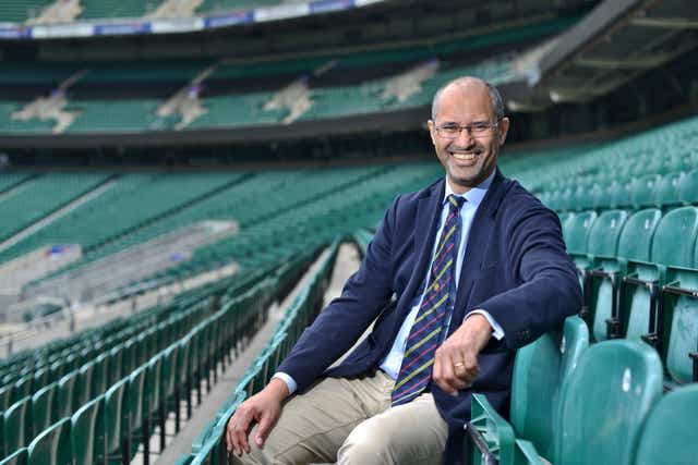 The RFU’s Tom Ilube is the first black chair of any sports governing body in the UK (RFU handout/PA)