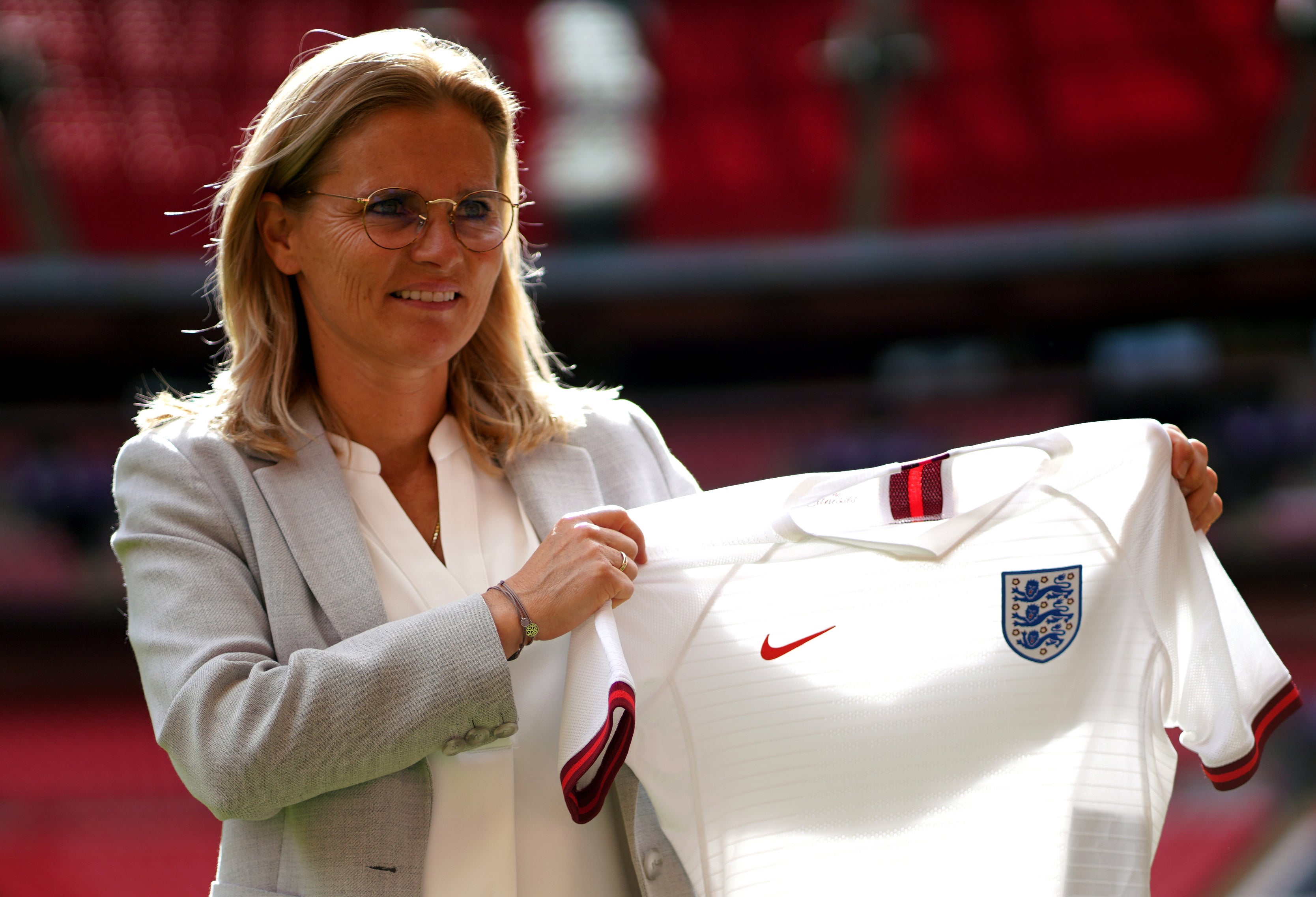 Sarina Wiegman was appointed as England boss last year but has only just taken over the reins (Adam Davy/PA)