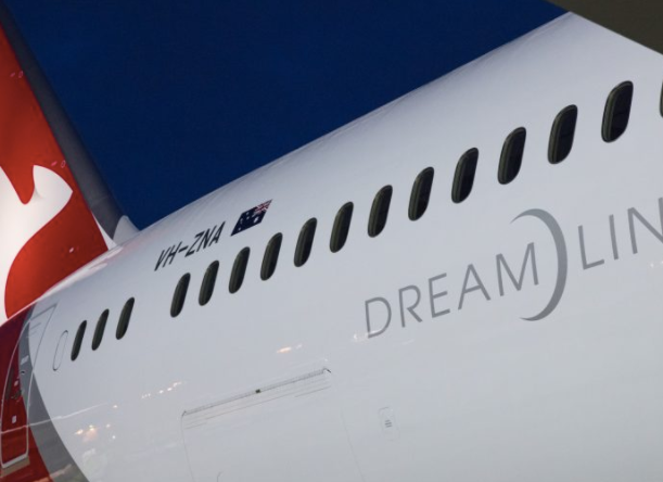Distant dream: a Qantas Boeing 787 Dreamliner, as previously used for London-Perth nonstop flights