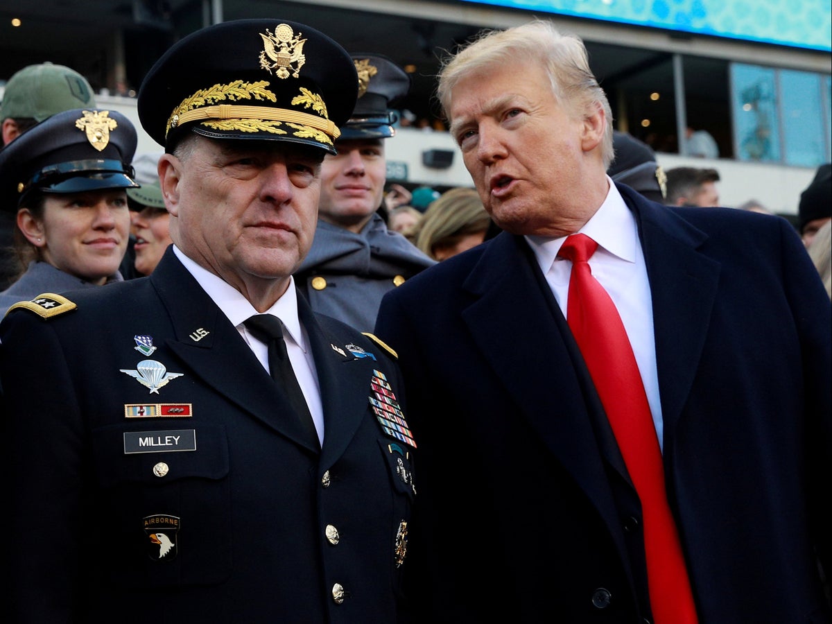 Trump wanted ex-military critics tried at court-martial, top general said