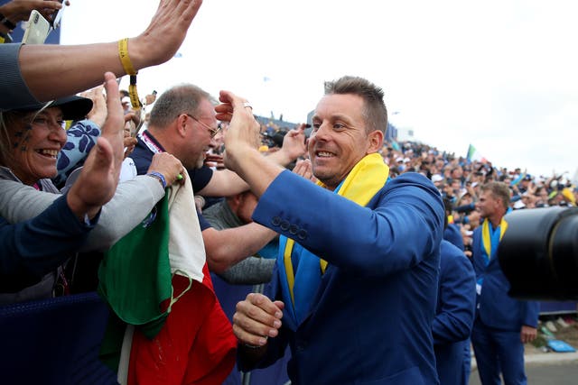 Henrik Stenson, who was part of the winning team in Paris, has been named a vice-captain for the 2020 Ryder Cup (Adam Davy/PA)