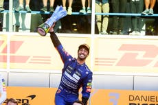 Daniel Ricciardo ‘never lost faith’ despite difficult McLaren season