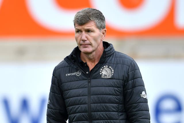 Exeter rugby director Rob Baxter is looking forward to the new season (PA)
