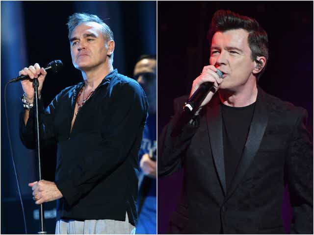 <p>Morrissey mocked after Rick Astley and Blossoms announce The Smiths shows  </p>