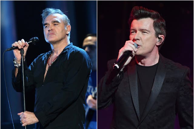 <p>Morrissey mocked after Rick Astley and Blossoms announce The Smiths shows  </p>