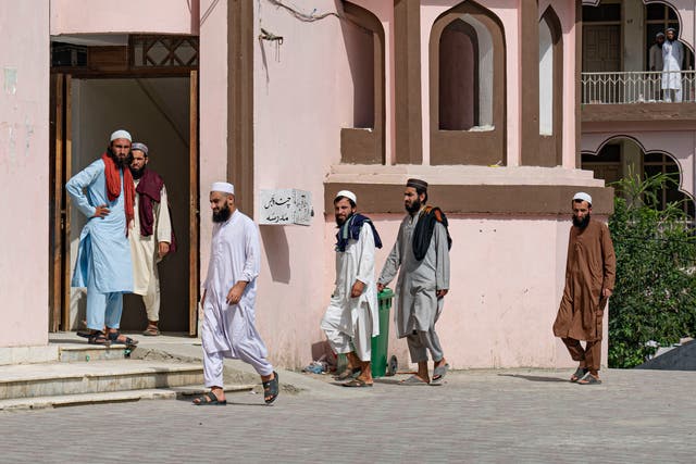 <p>Darul Uloom Haqqania seminary in Khyber Pakhtunkhwa province, northwestern Pakistan</p>