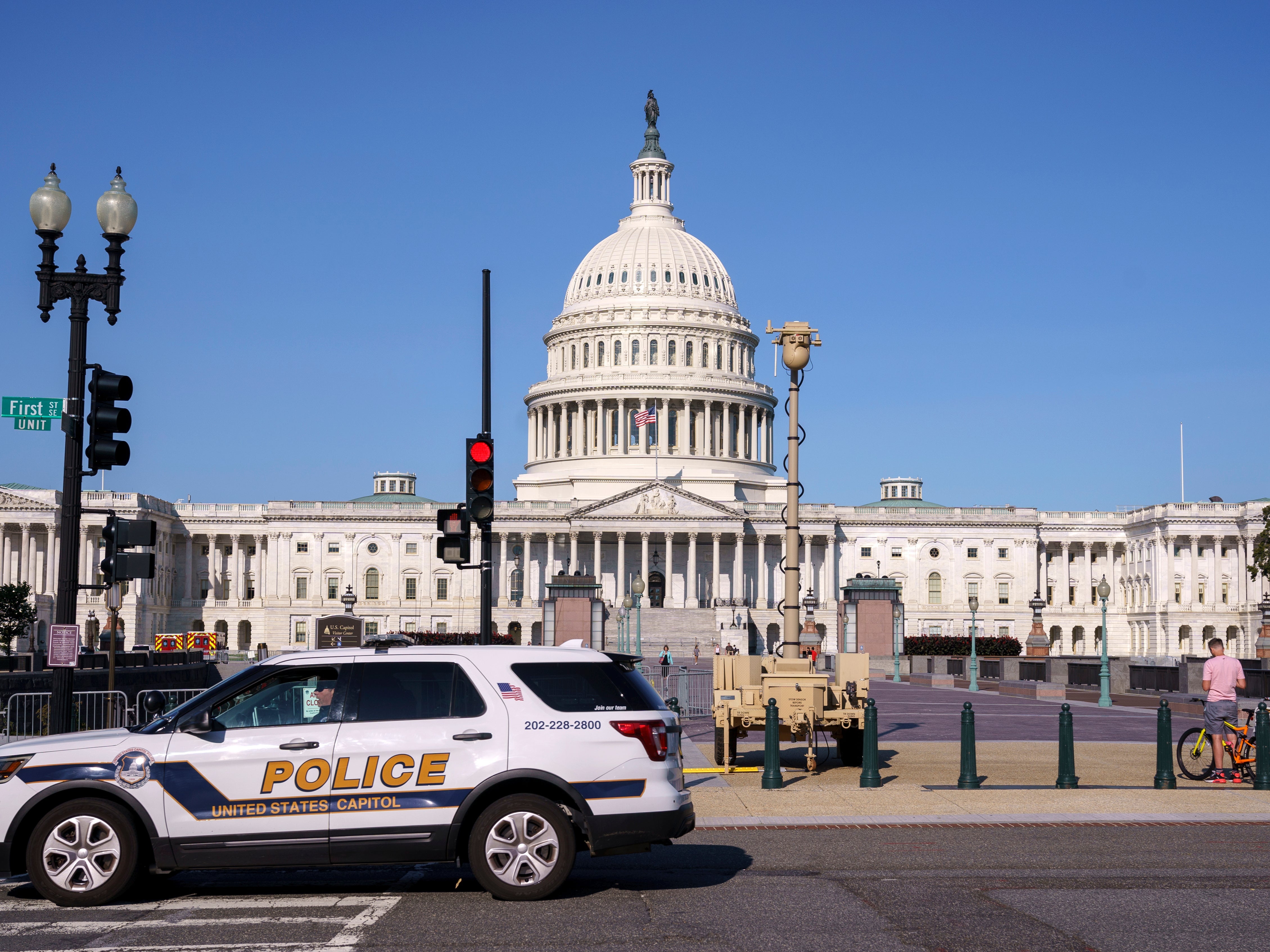 The Capitol Police have requested the support of the National Guard on Saturday if events get violent