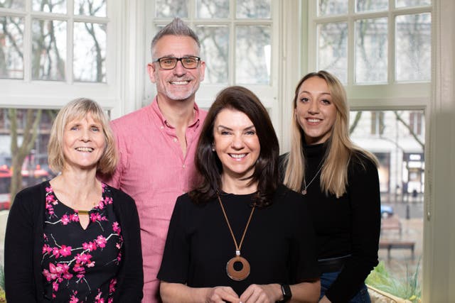 Dr Dawn Harper (third from right) delves into IBS in her new documentary (Firecrest/PA)
