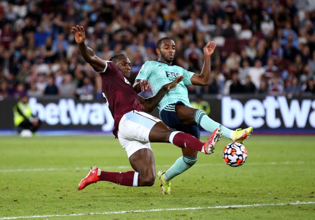 Michail Antonio (left) has scored four times this season (Steven Paston/PA)