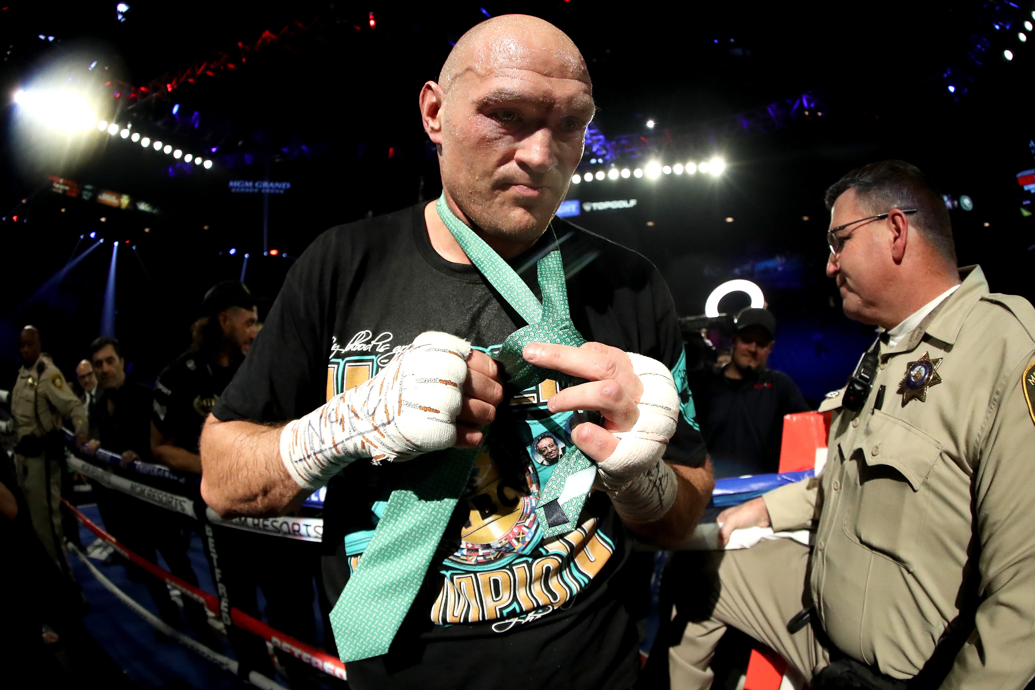Tyson Fury has been open about his battles with mental health