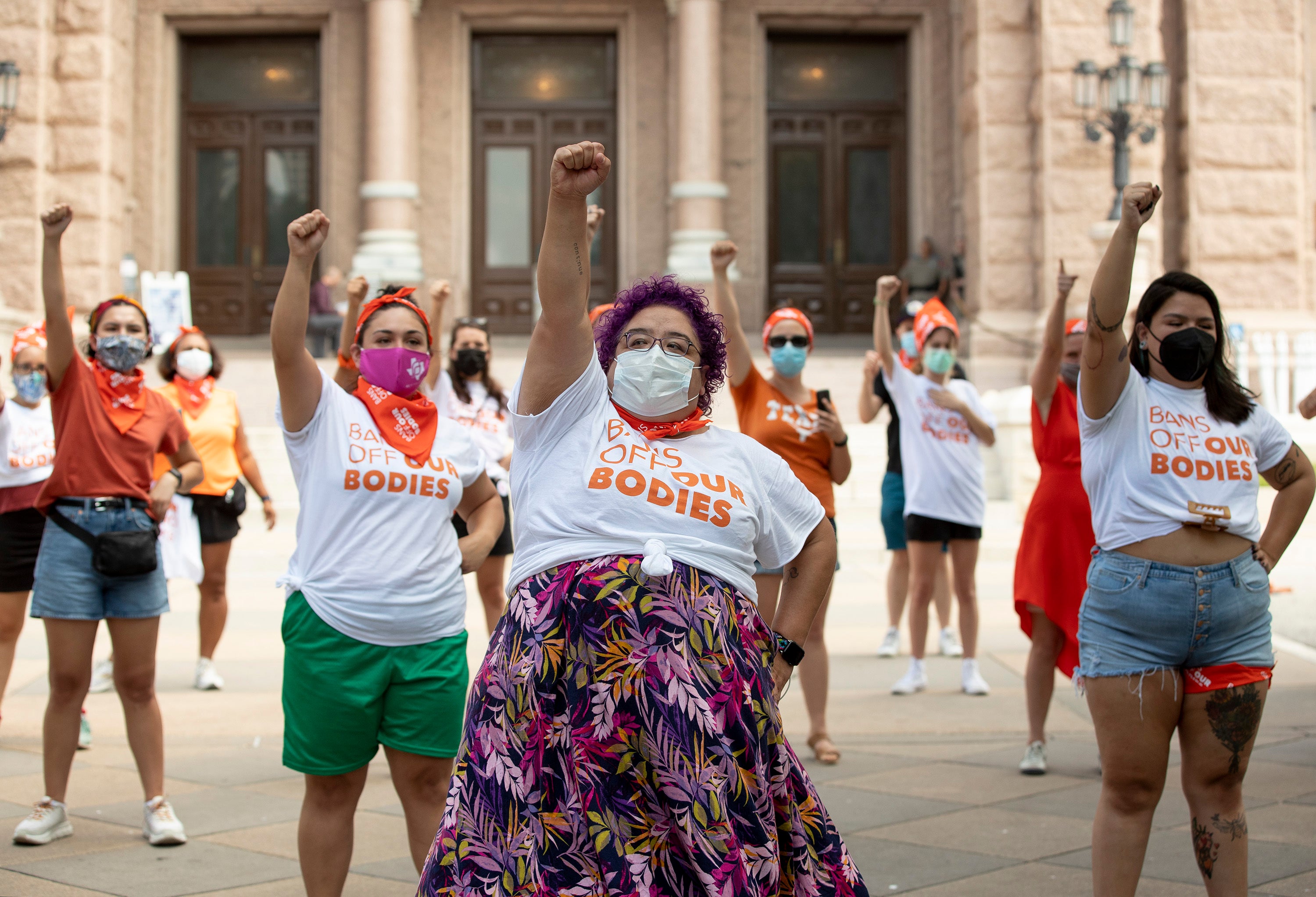 Women protested against the restrictive Texas abortion law
