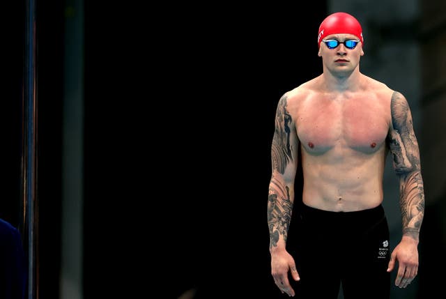 <p>Adam Peaty successfully defended his Olympic title in Tokyo</p>