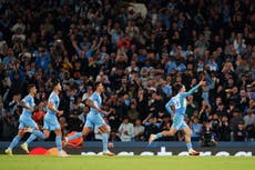 Manchester City hit Leipzig for six in nine-goal Champions League thriller