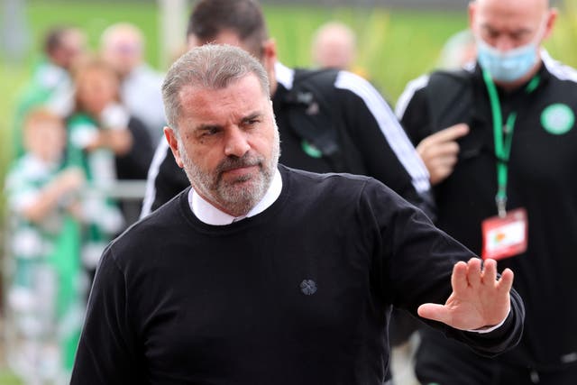 Celtic manager Ange Postecoglou leads his side into their first Europa League group game against Real Bets on Thursday (Jeff Holmes/PA)