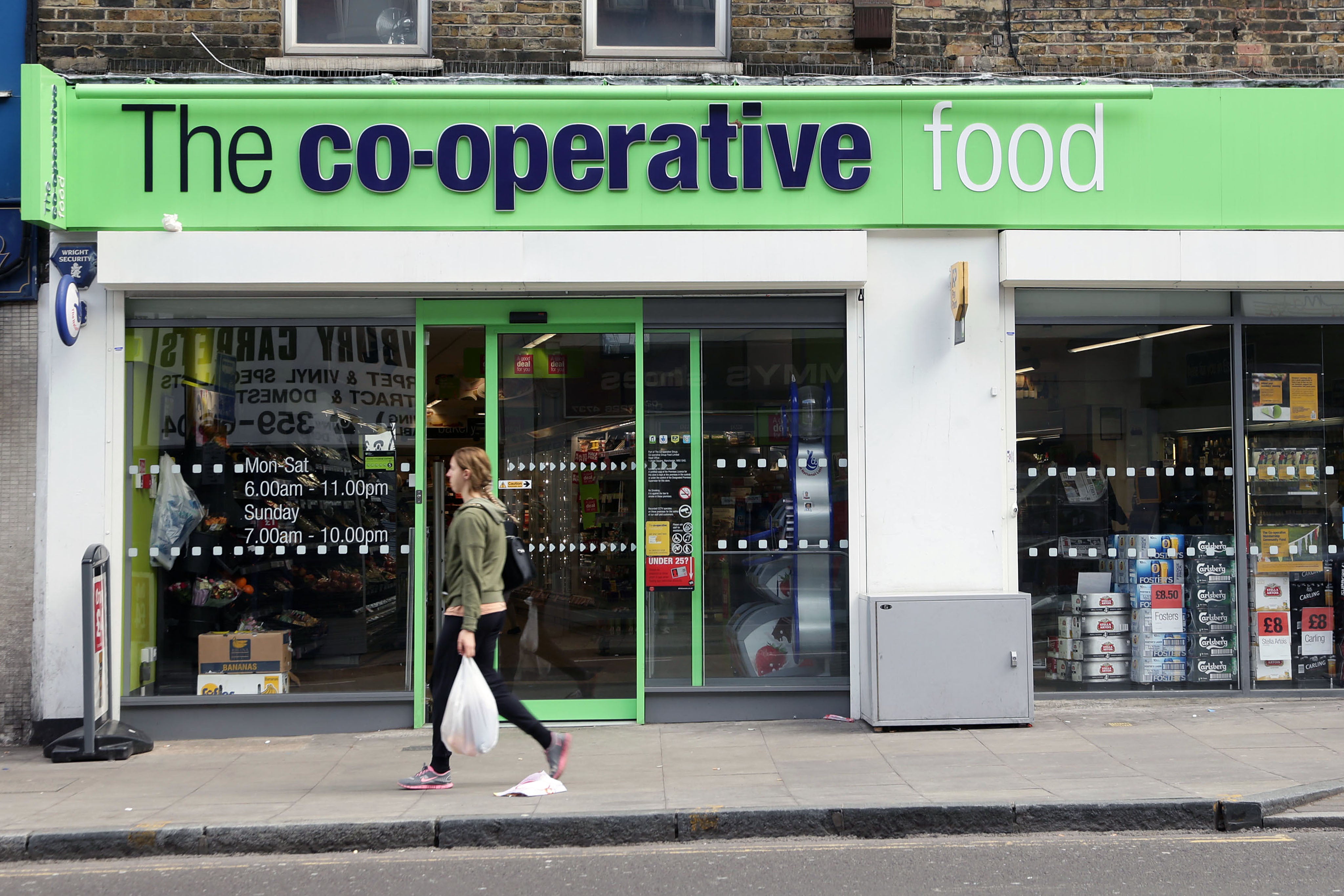 The Co-op warned over pressure on full-year profits from the supply chain crisis as the group revealed it swung to a half-year loss (Yui Mok/PA)