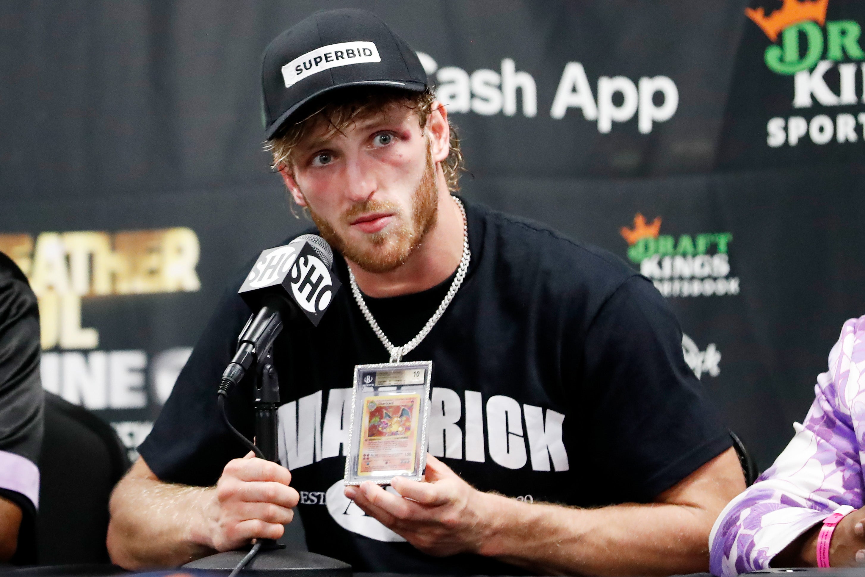 Logan Paul says he hasn’t been paid all of his money from his exhibition fight with Floyd Mayweather