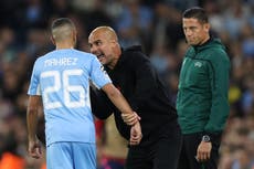 Pep Guardiola explains heated exchanges with Riyad Mahrez and Jack Grealish