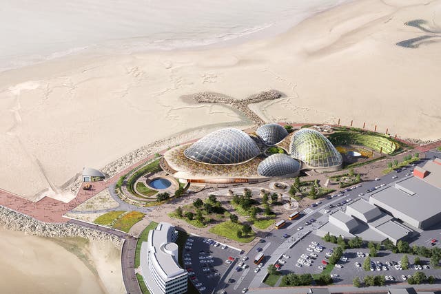 <p>An image of the proposed Morecambe Eden Project</p>