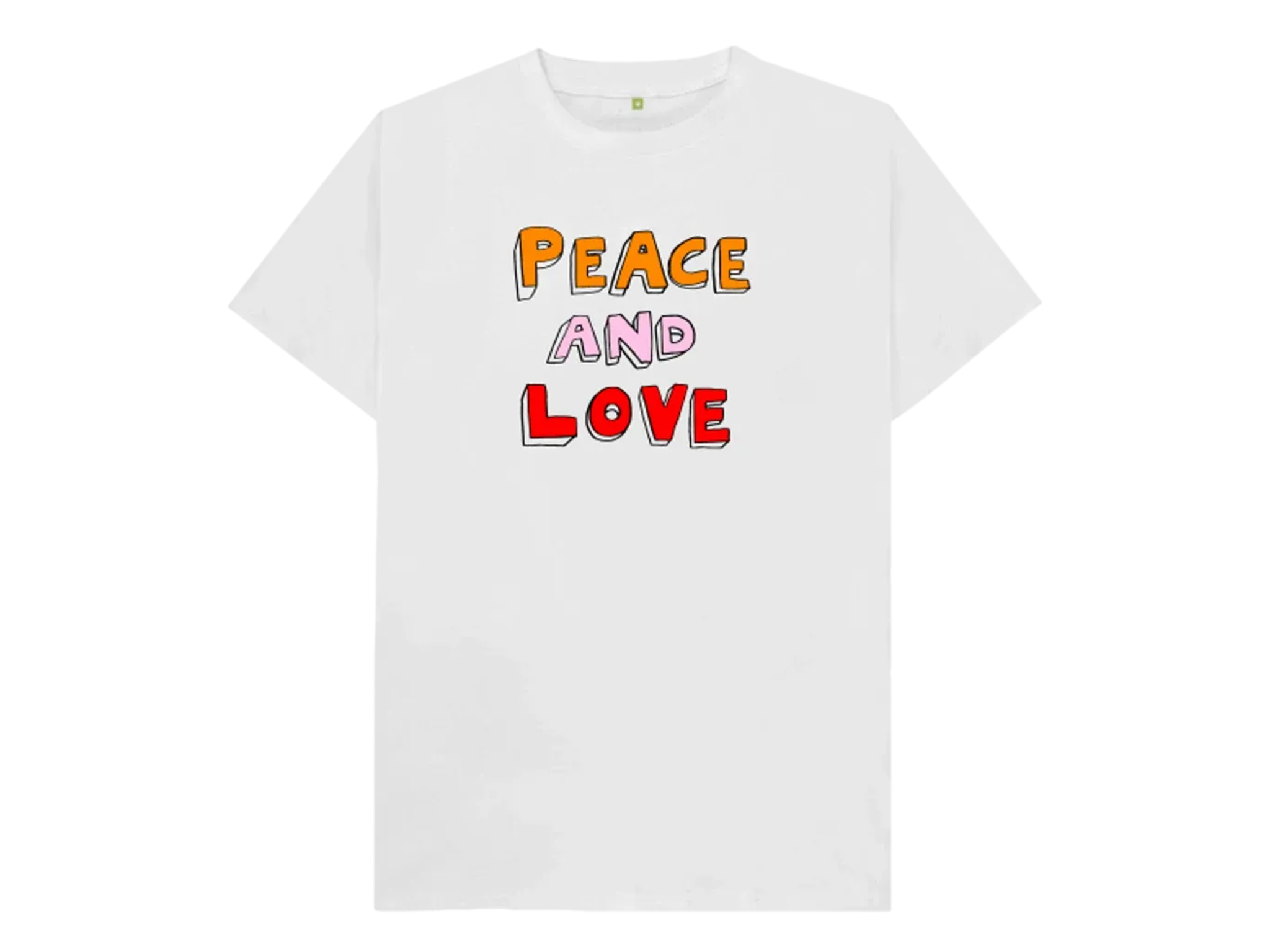 bella-freud-peace-and-love-t-shirt-indybest-charity-christmas-gift