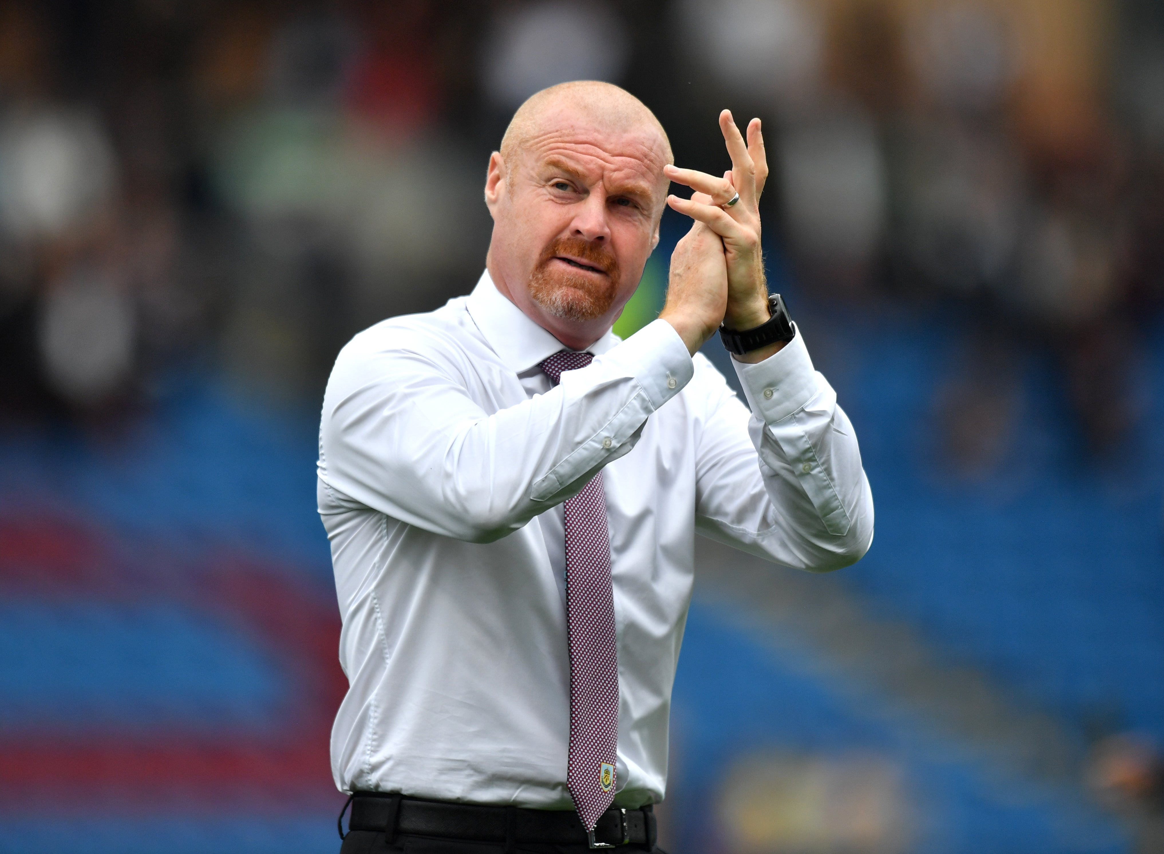 Sean Dyche has committed his future to Burnley (Anthony Devlin/PA)