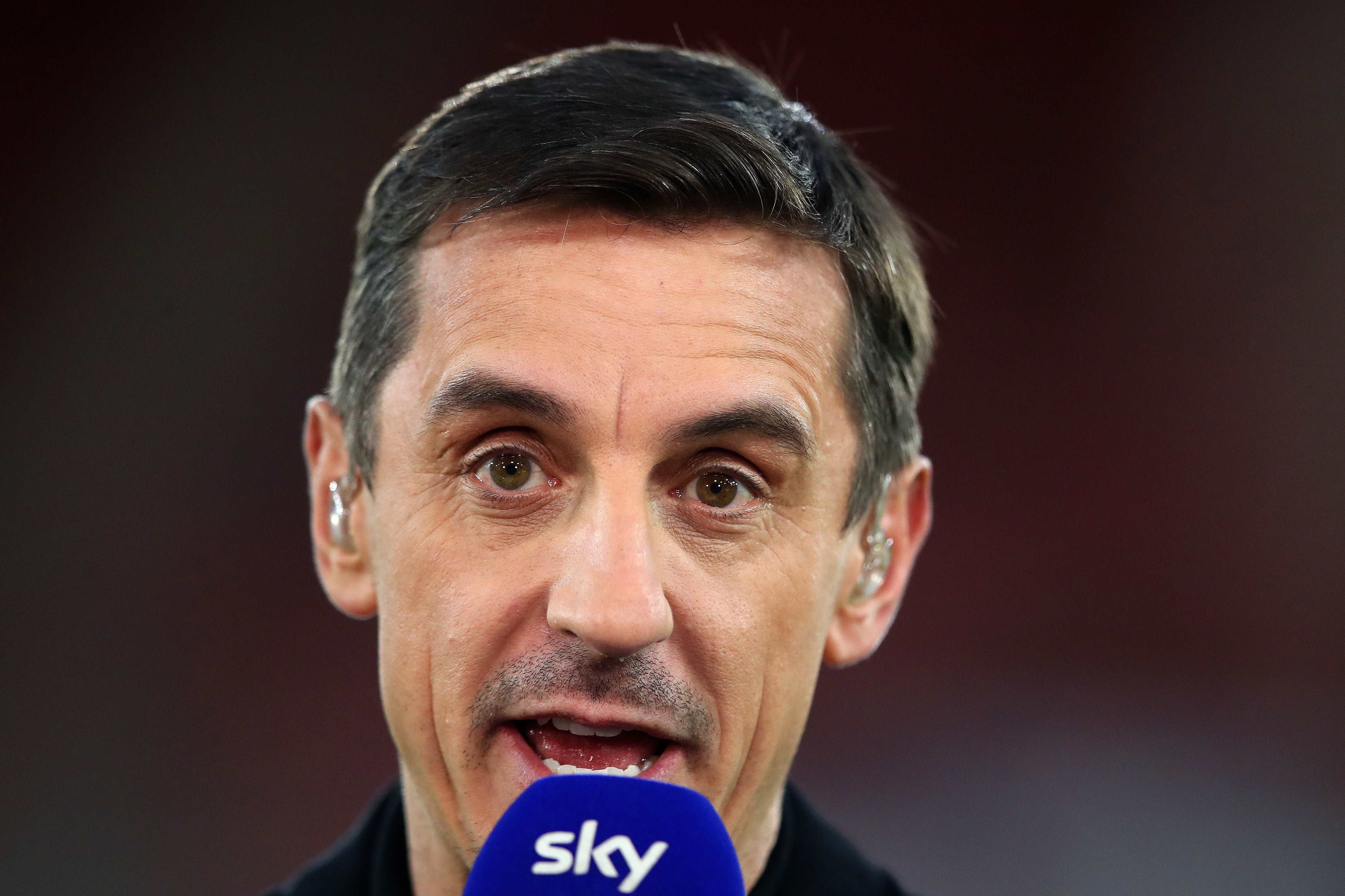 Gary Neville is a pundit for Sky Sports