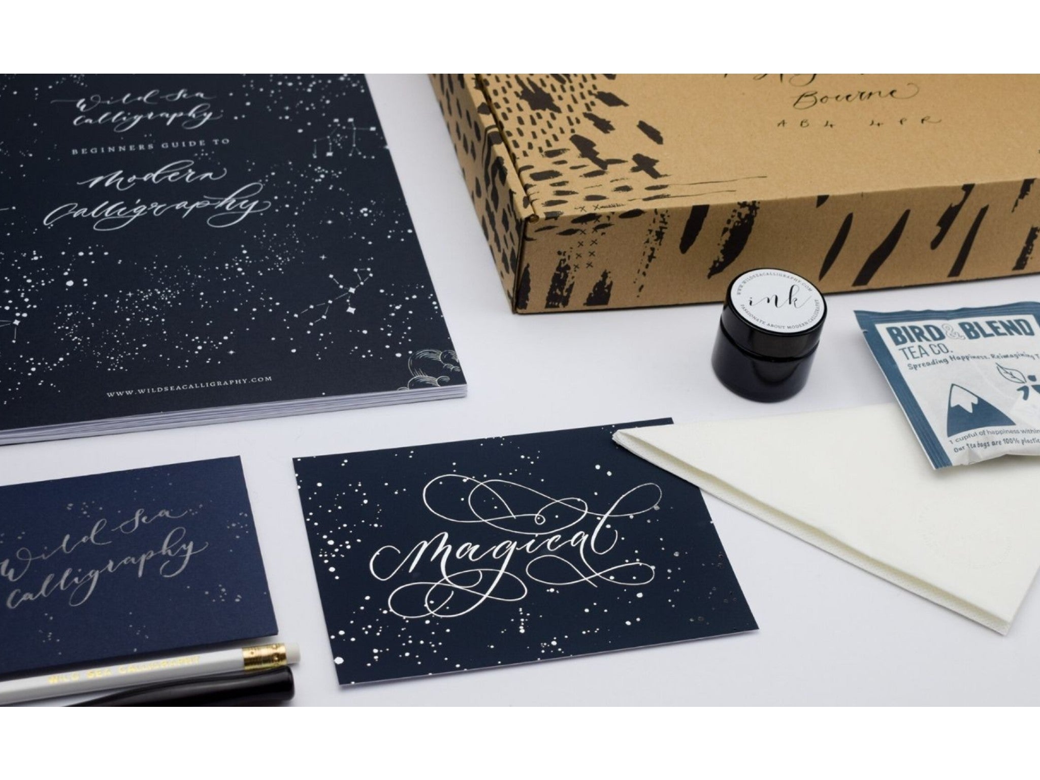 Wild Sea Calligraphy beginners modern calligraphy kit & online workshop indybest.jpeg