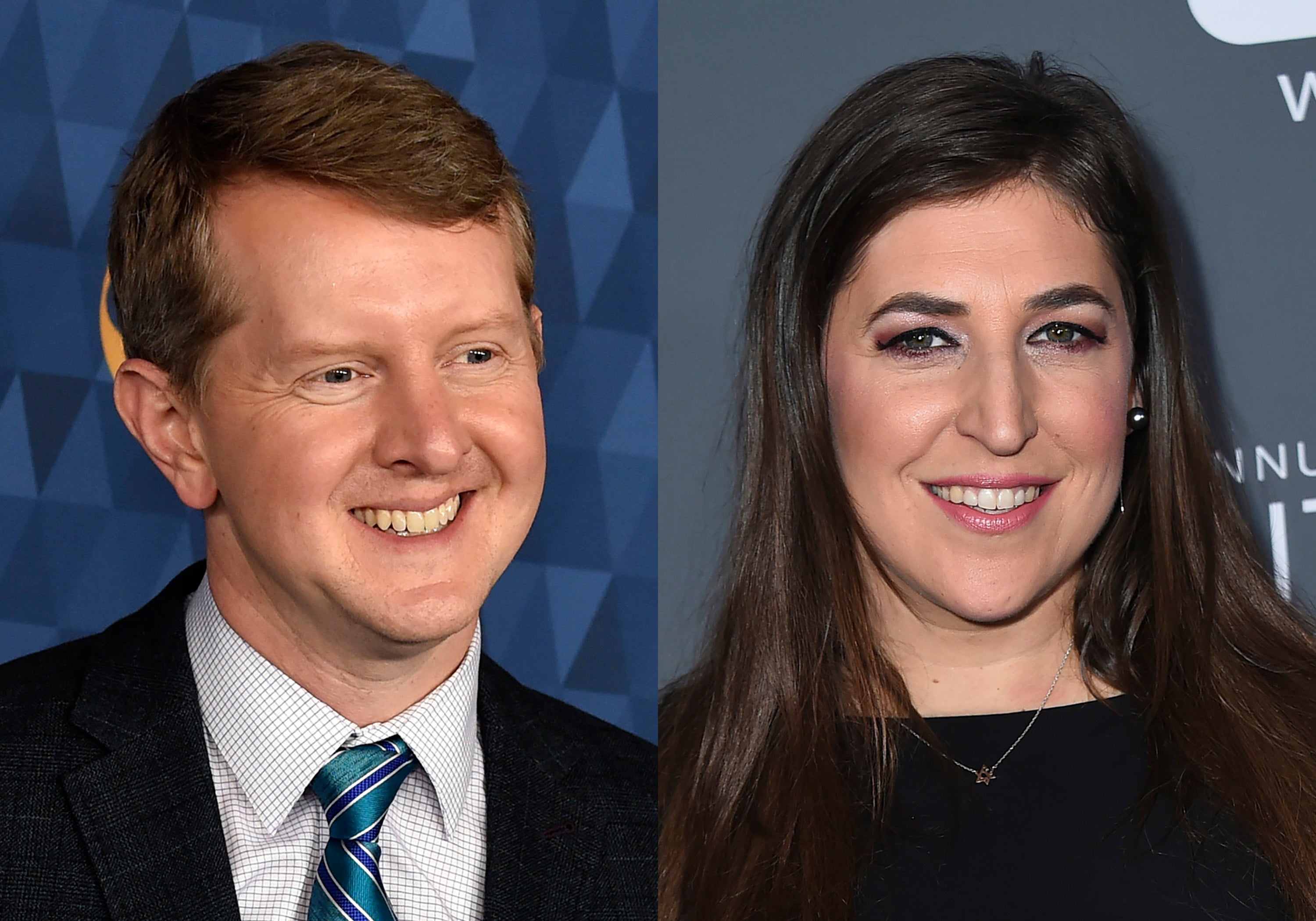 Ken Jennings and Mayim Bialik