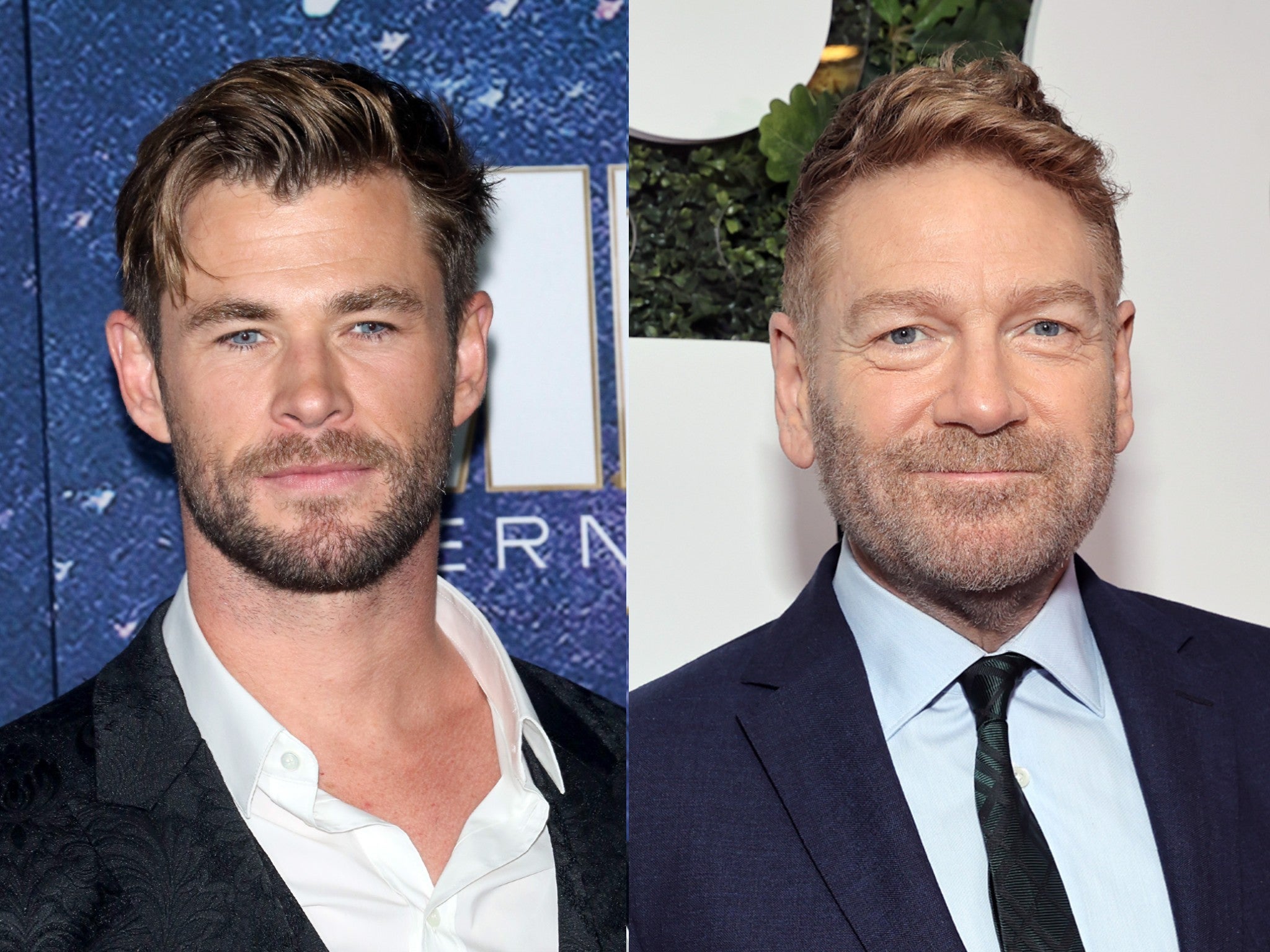 <p>Chris Hemsworth Kenneth Branagh</p>