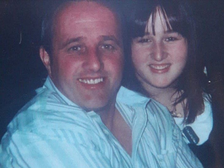 McAllister with his daughter Sammie-Jo Forde when she was a child