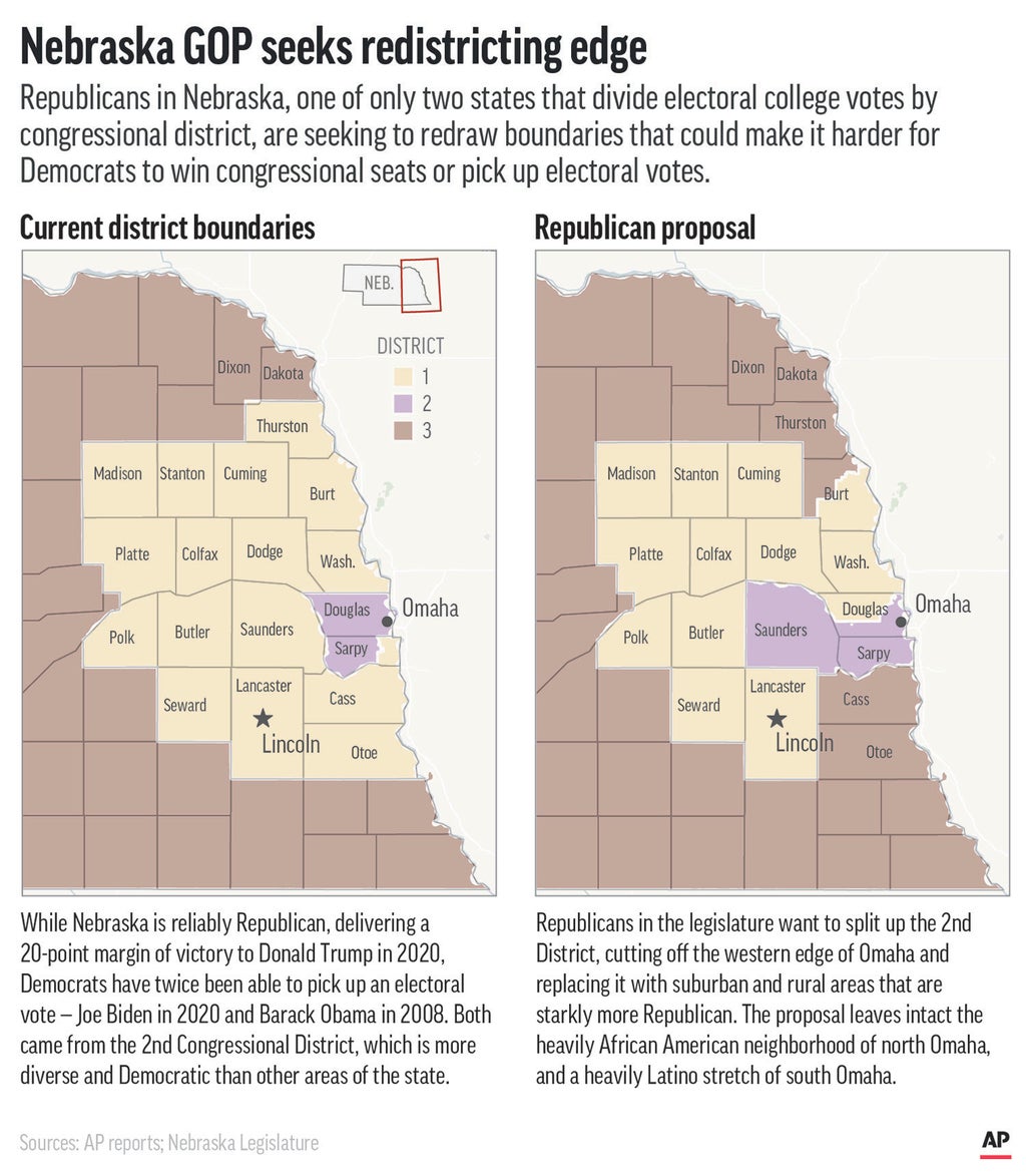One in 538: Map sparks fight over electoral vote in Nebraska