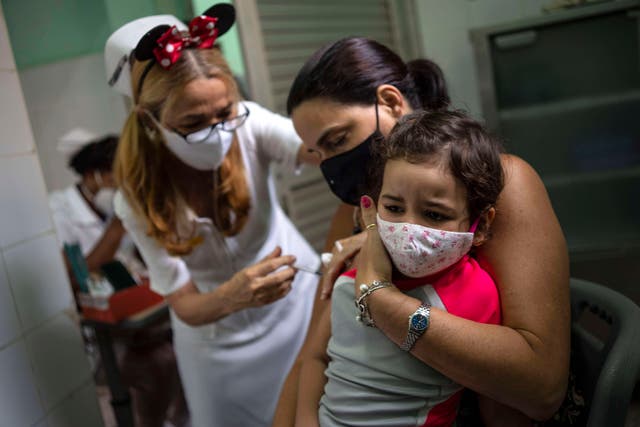Virus Outbreak Cuba - Youth Vaccines