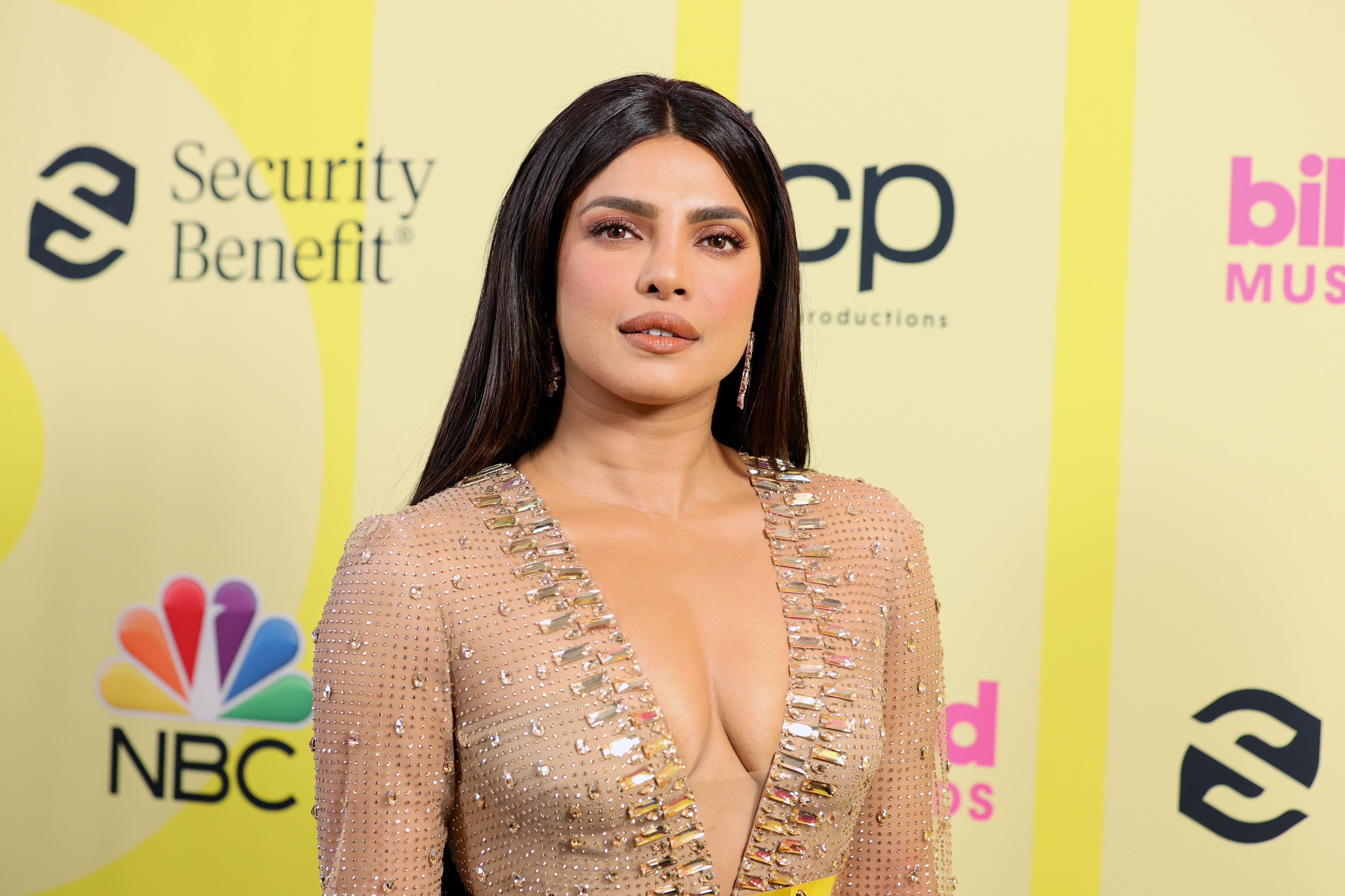 <p>File image: Priyanka Chopra Jonas poses backstage for the 2021 Billboard Music Awards</p>