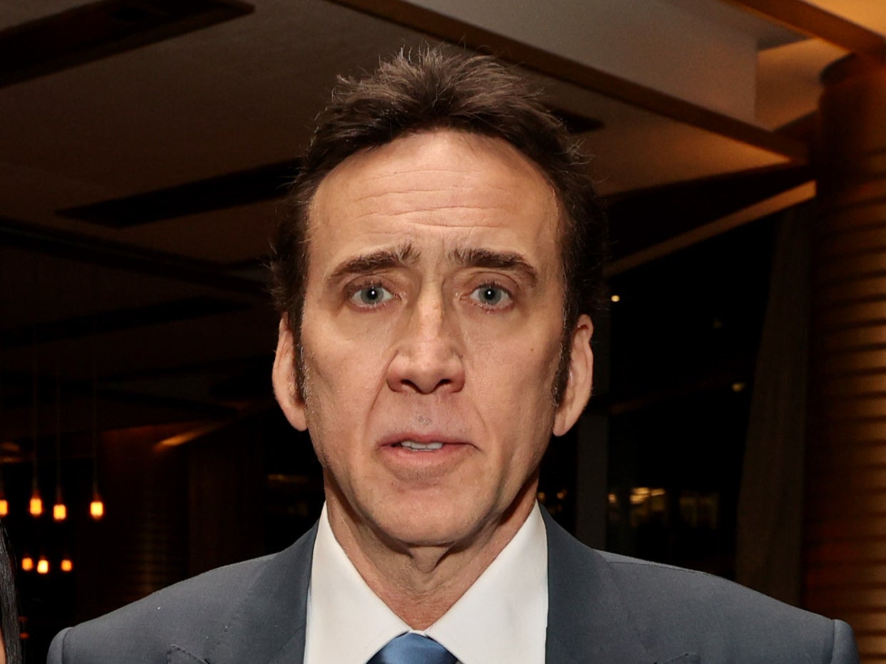 <p>Nicolas Cage pictured at the premiere of ‘Pig’ on 13 July 2021</p>