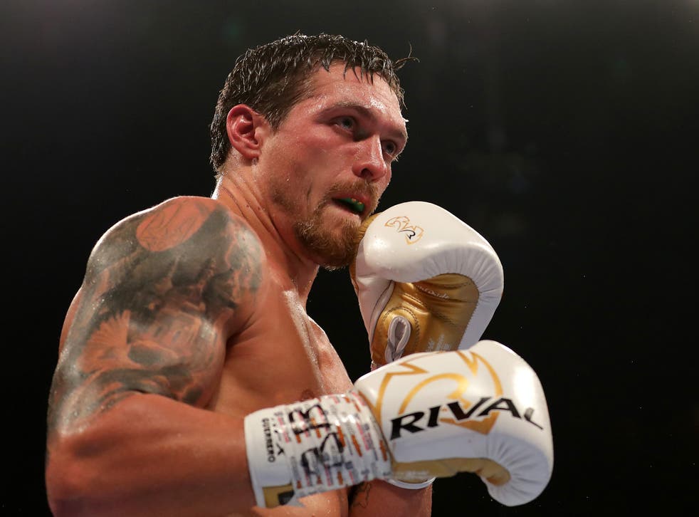 <p>Oleksandr Usyk takes on Anthony Joshua on 25 September</p>