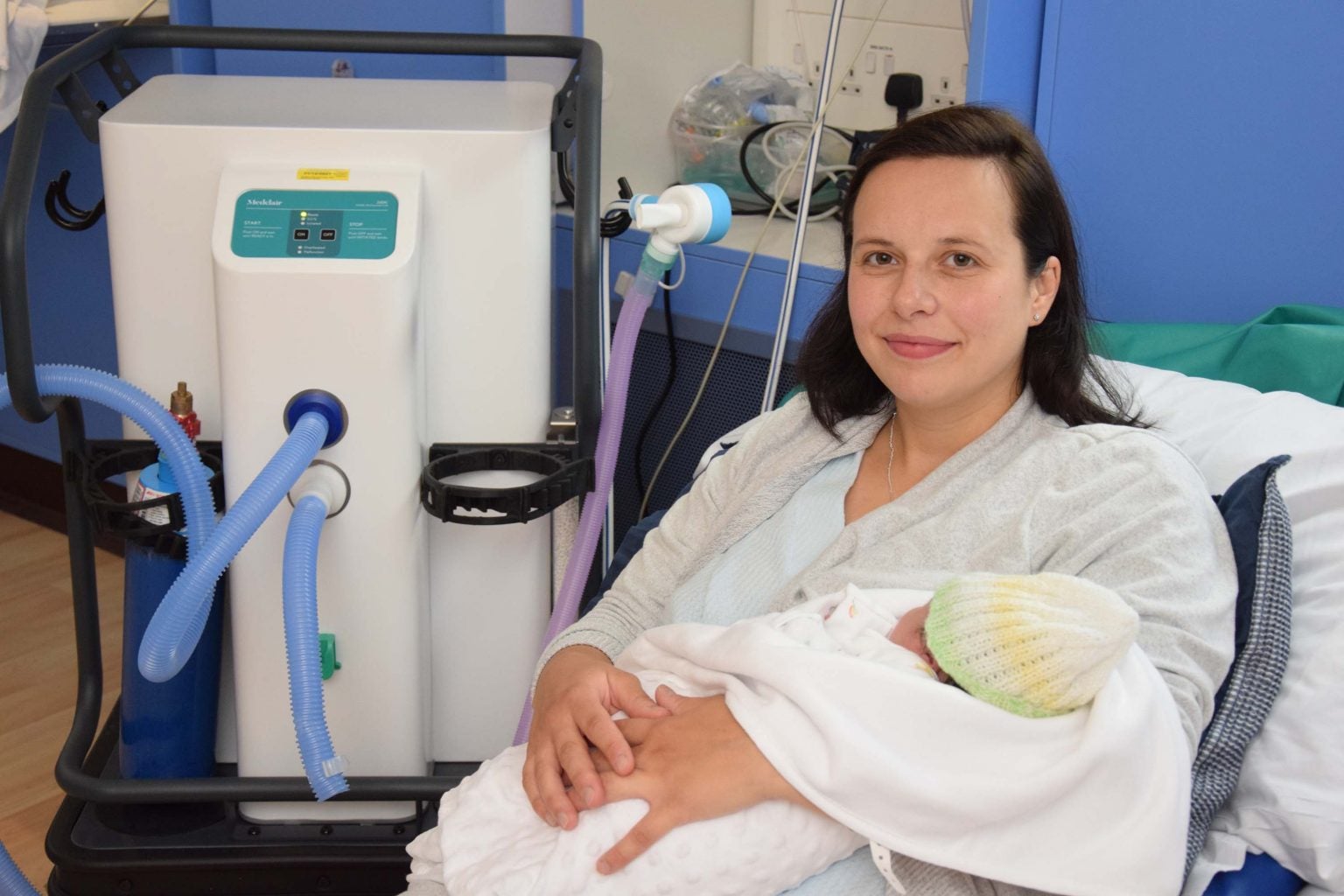 Kaja Gersinska gave birth to Rosie Martha O’Sullivan using carbon capture technology